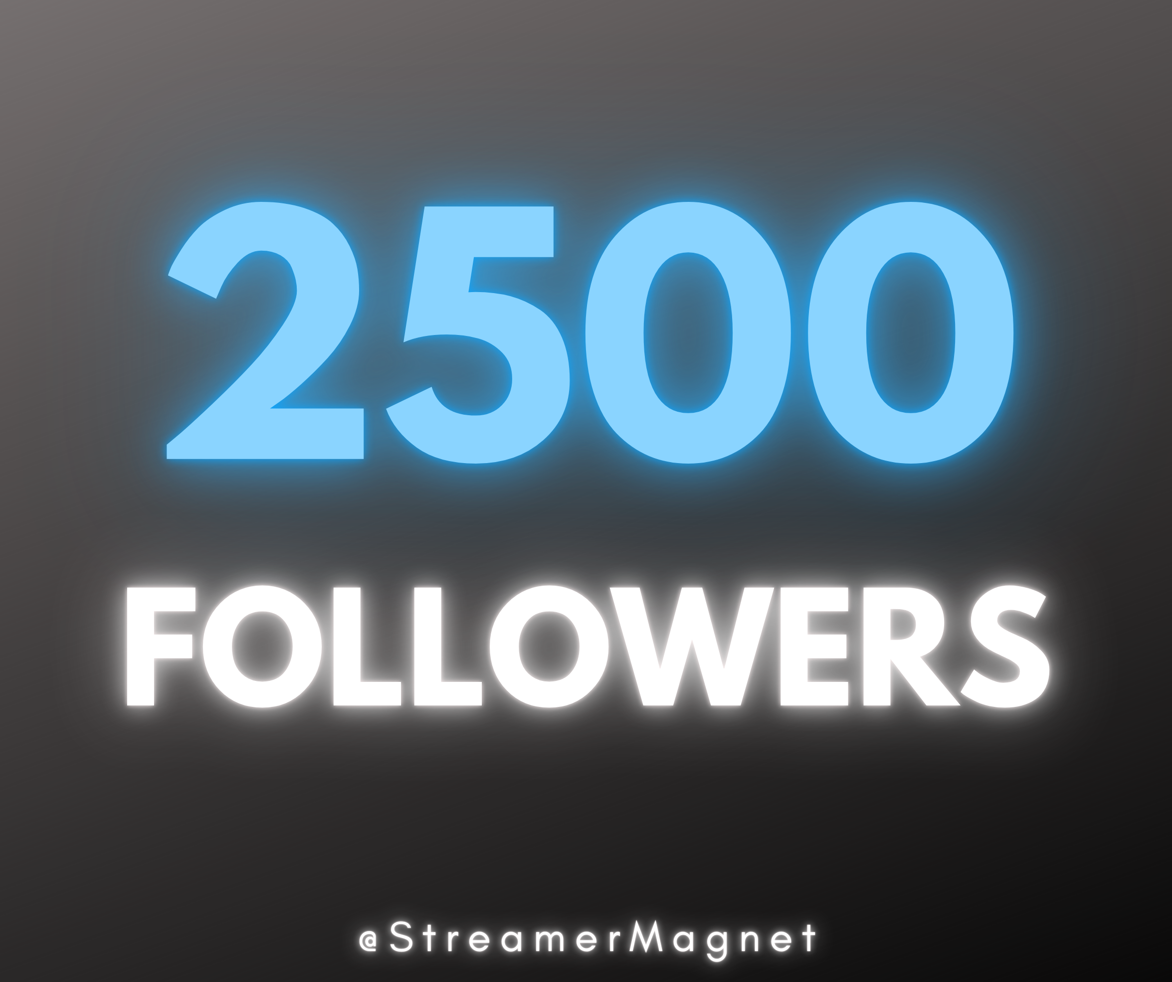 2,500 Twitch Followers