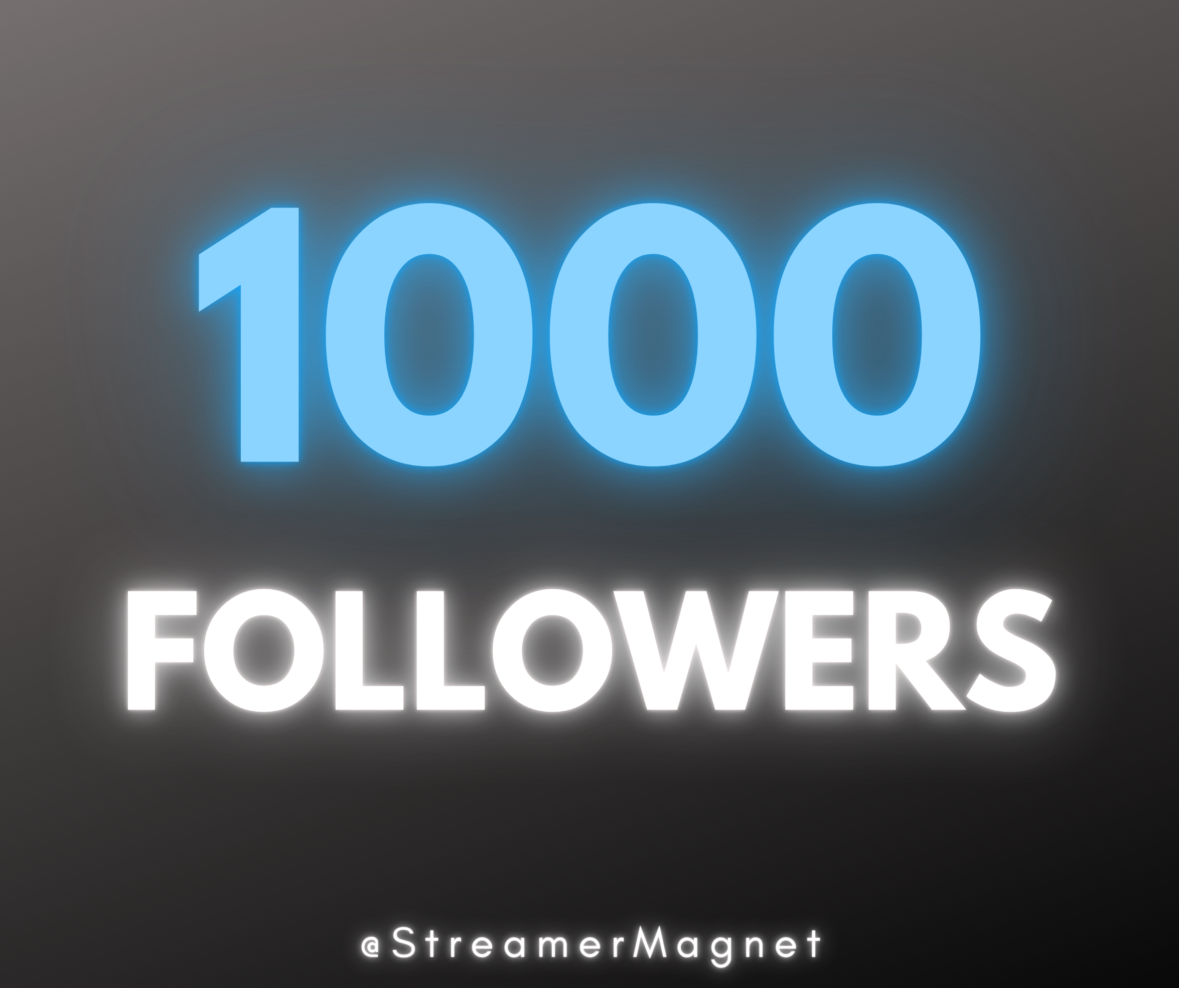 1000 Twitch Followers