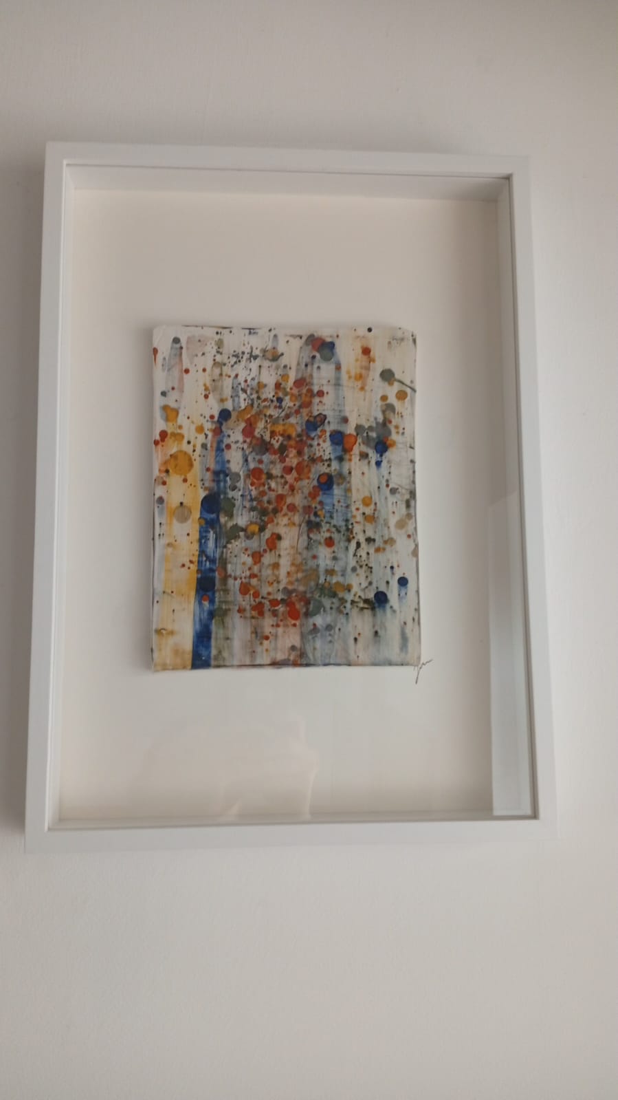 Abstract Color Splash Painting