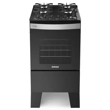 Fogão Itatiaia Itaglass Plus 4 e 5 Bocas Mesa de Vidro