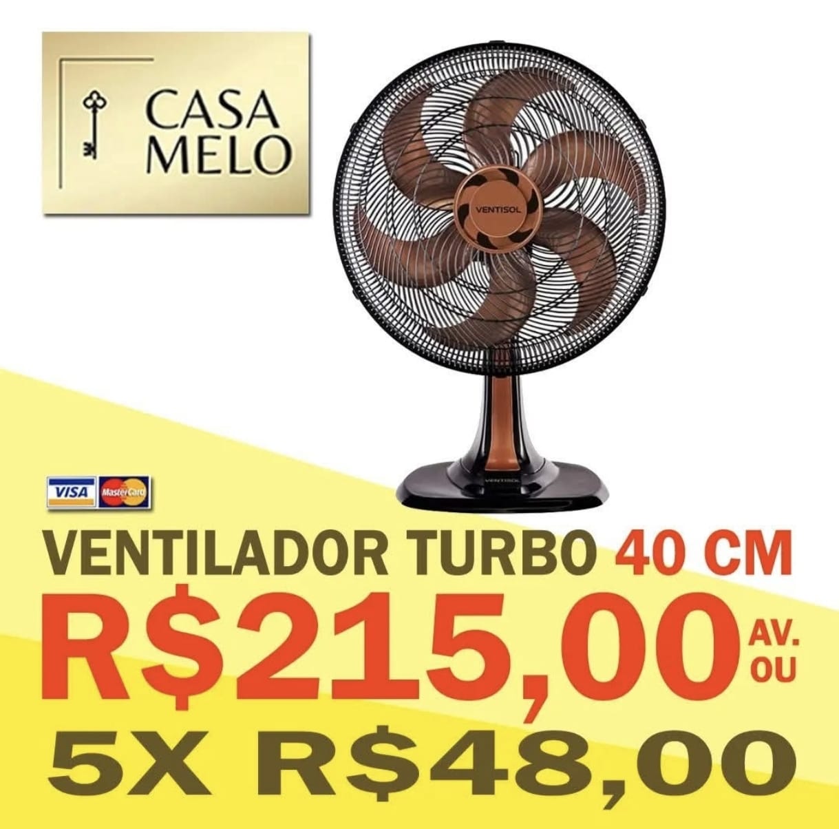 Ventilador Turbo 40cm