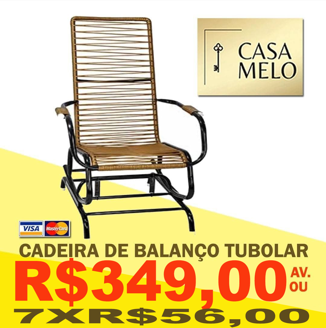 Cadeira de Balanço Tubular