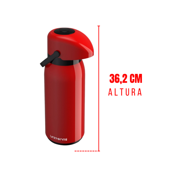 Garrafa Térmica Vermelha 1L