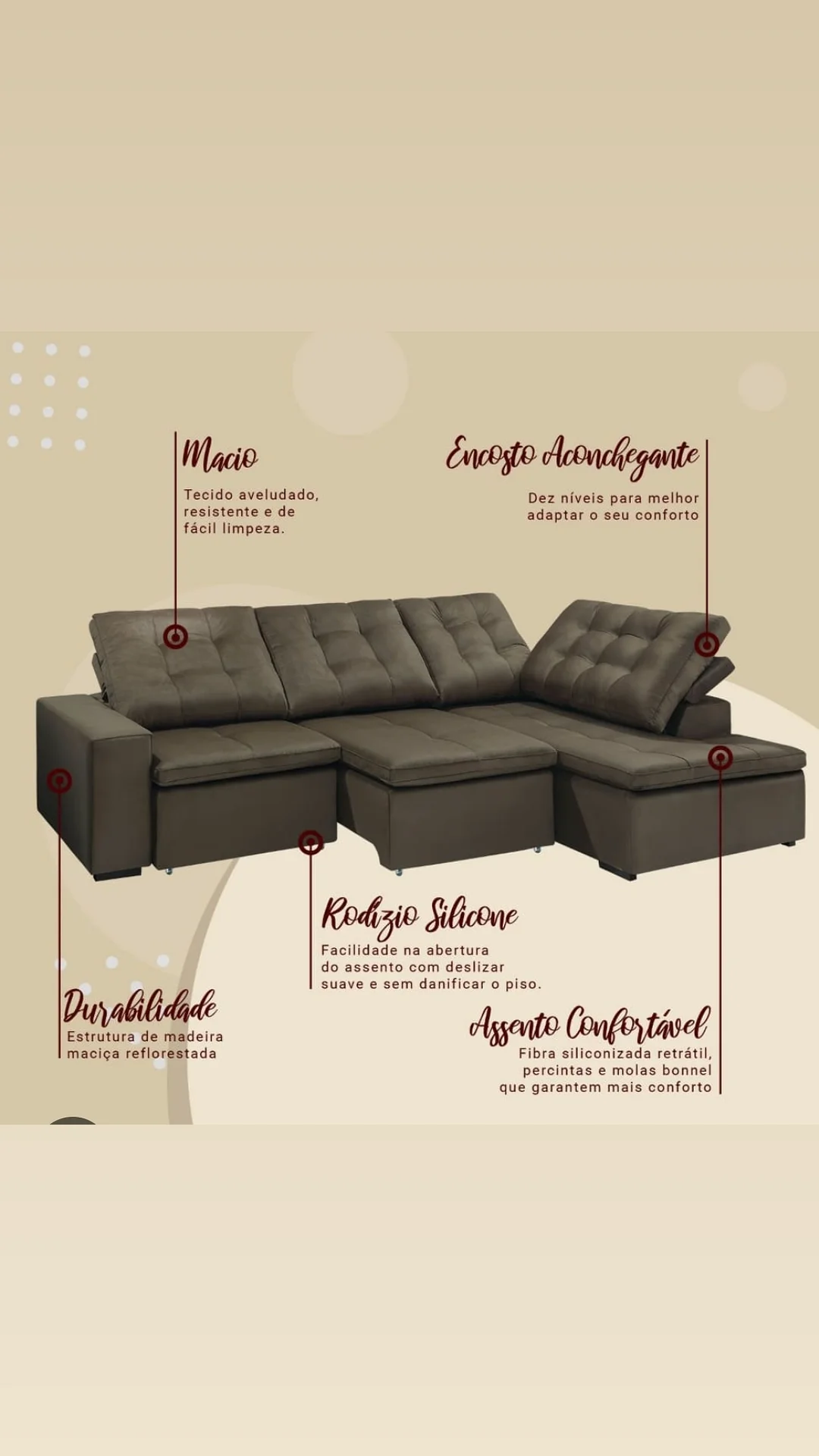 Sofá de canto Maximo 