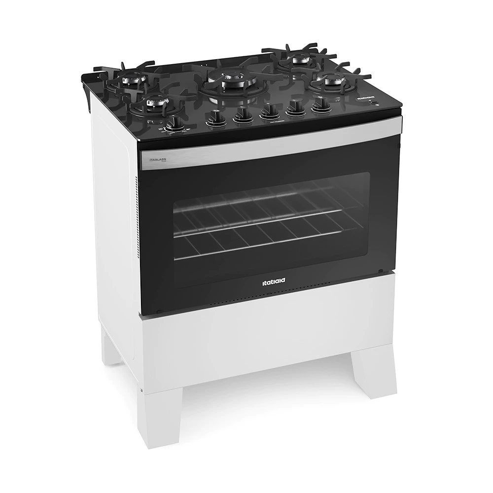 Fogão Itatiaia Itaglass Plus 4 e 5 Bocas Mesa de Vidro
