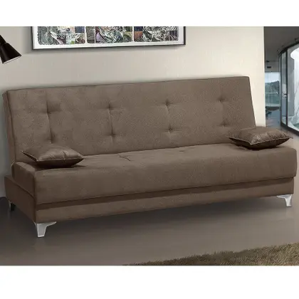 Sofá-cama Retrátil Topázio Marrom