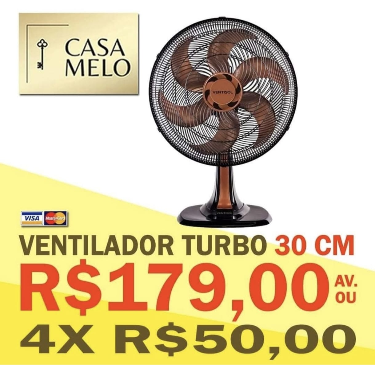 Ventilador Turbo 30cm