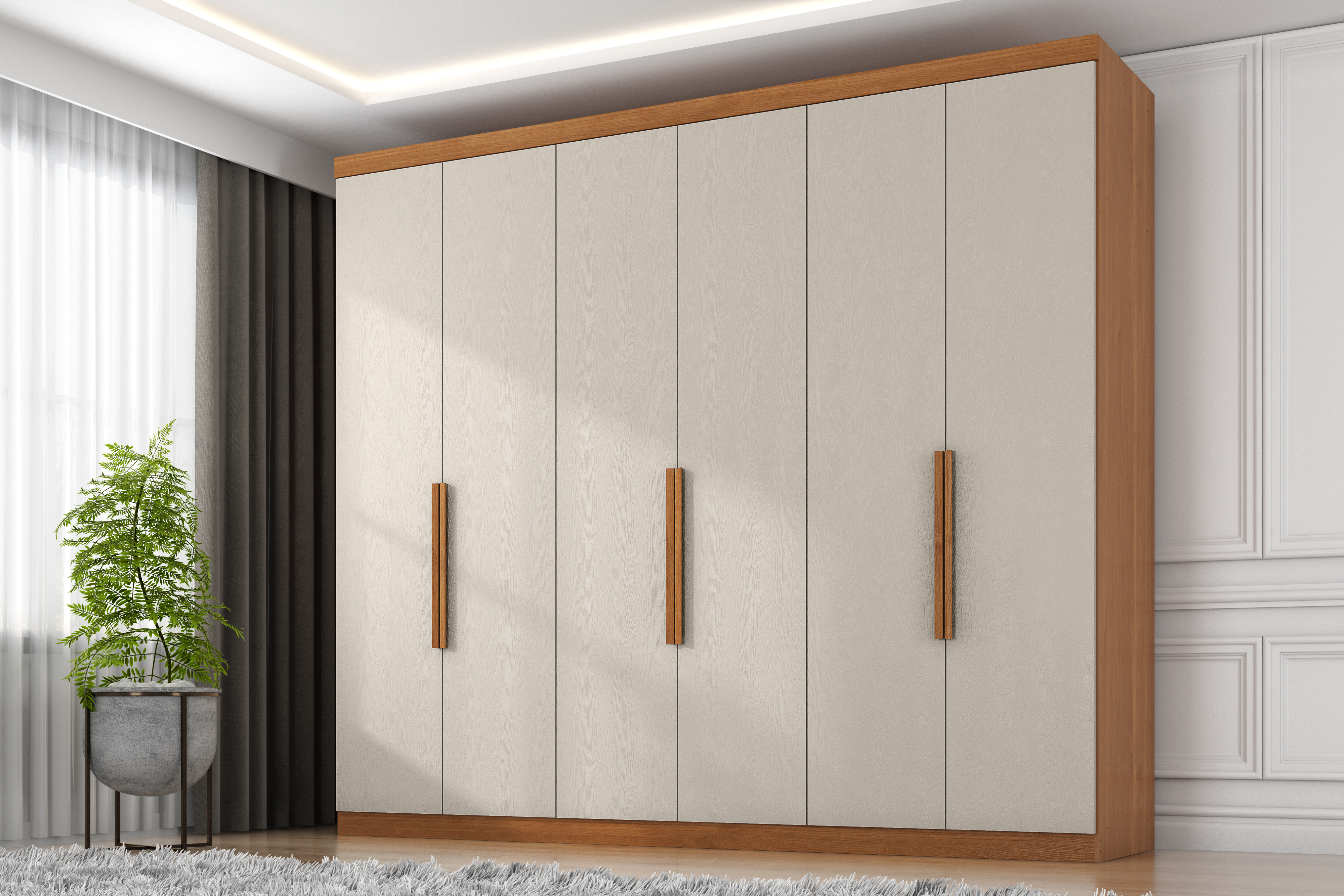 Guarda-roupa Organizador 6 Portas