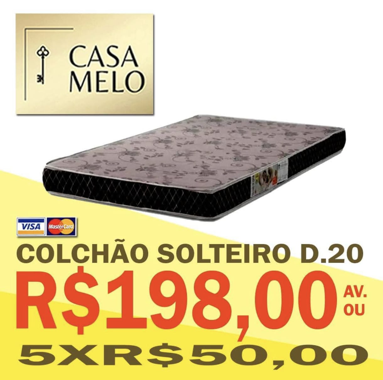 Colchão Solteiro D.20