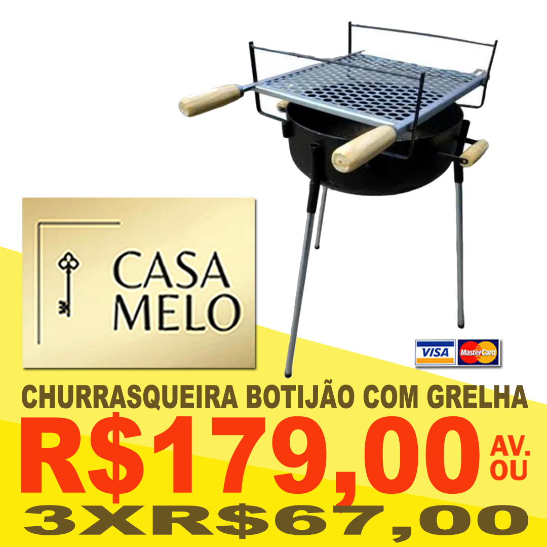 Churrasqueira Botijão com Grelha