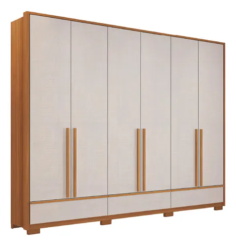 Guarda-roupa 6 portas 3 gavetas