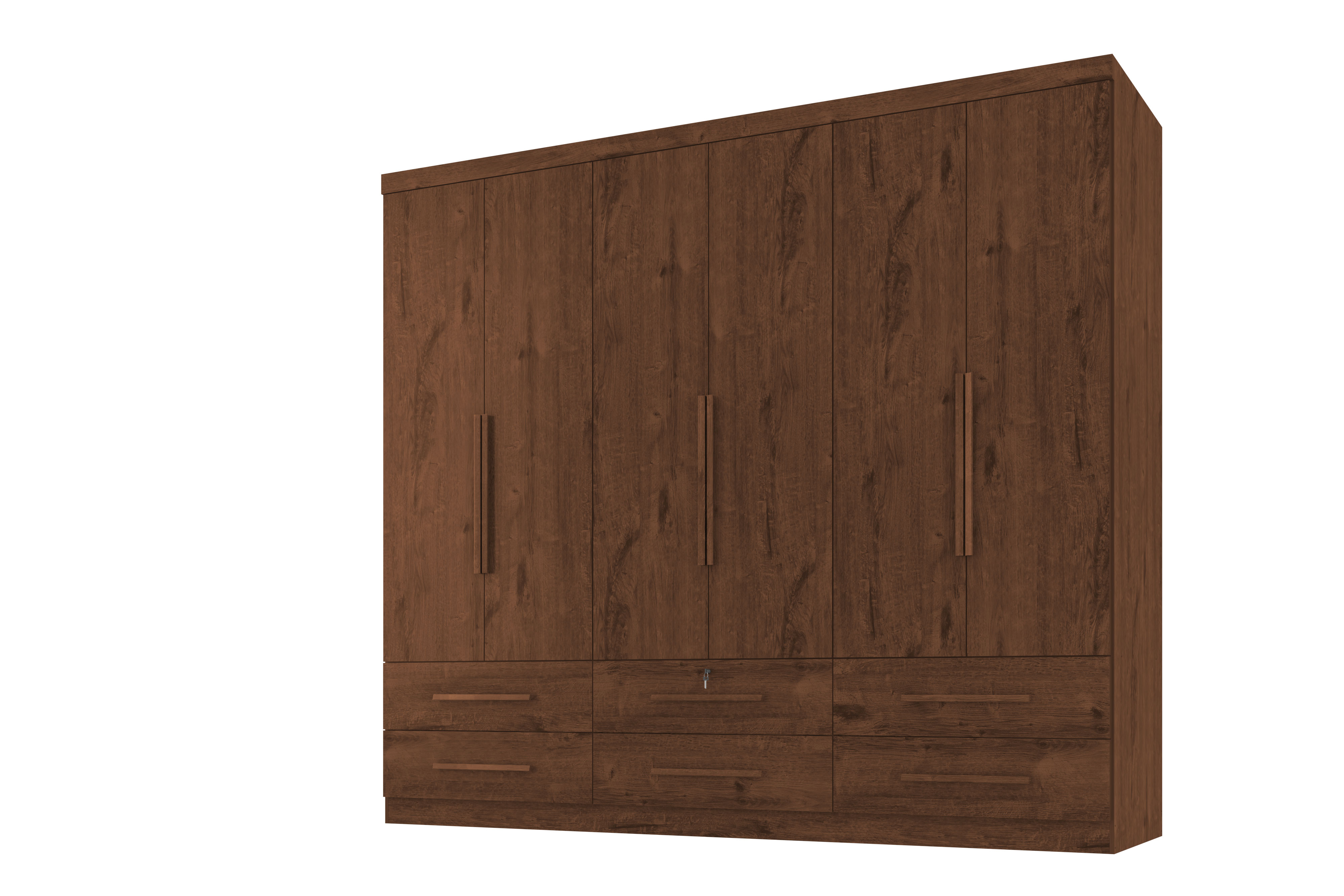 Guarda-roupa 6 portas e 6 gavetas