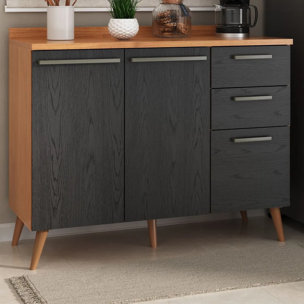 Balcão Favorita 3 Gavetas e 2 Portas