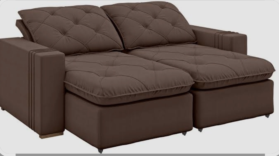 Sofá Retrátil em Espuma Singapura 