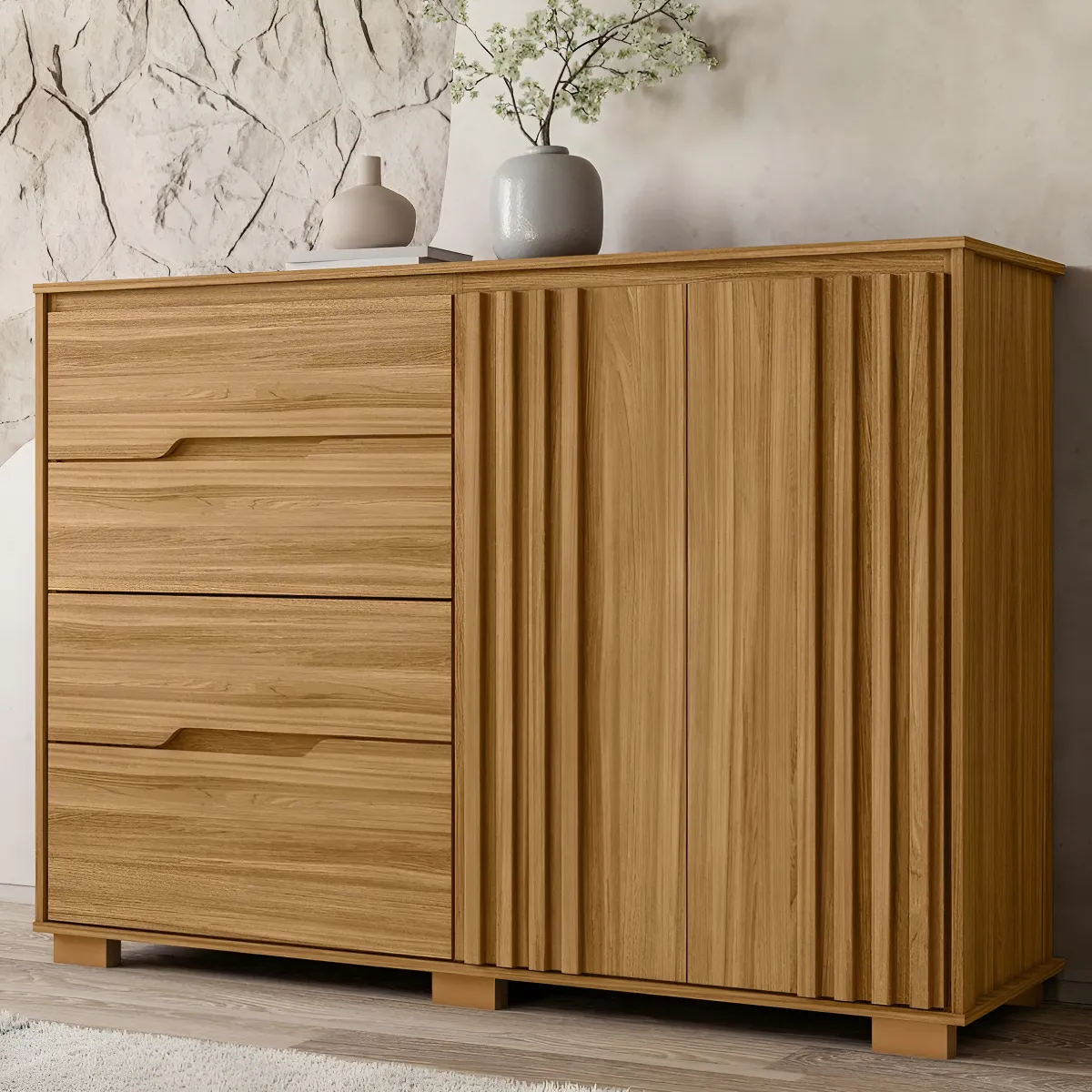 Cômoda 3 Gavetas com Porta