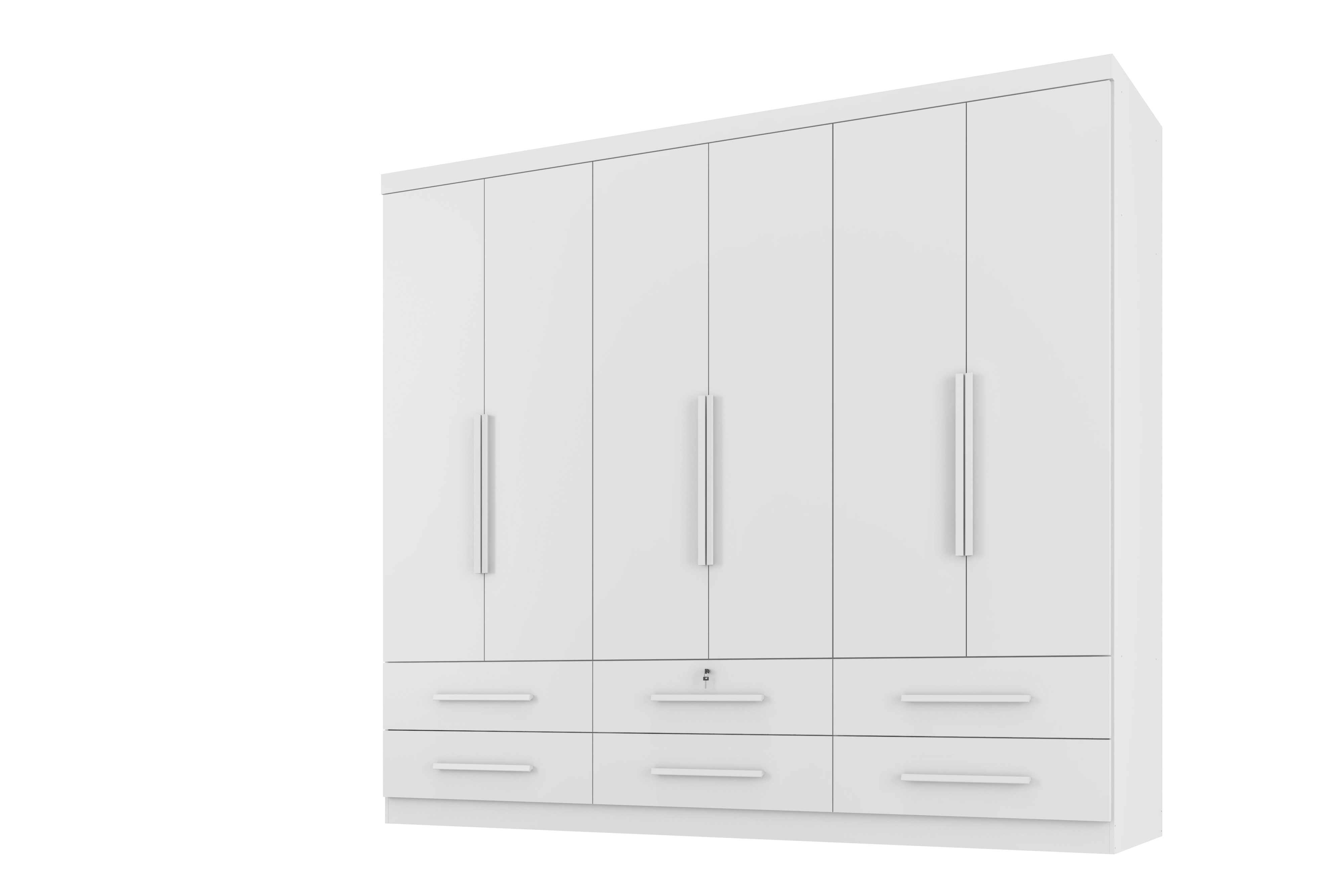 Guarda-roupa 6 portas e 6 gavetas