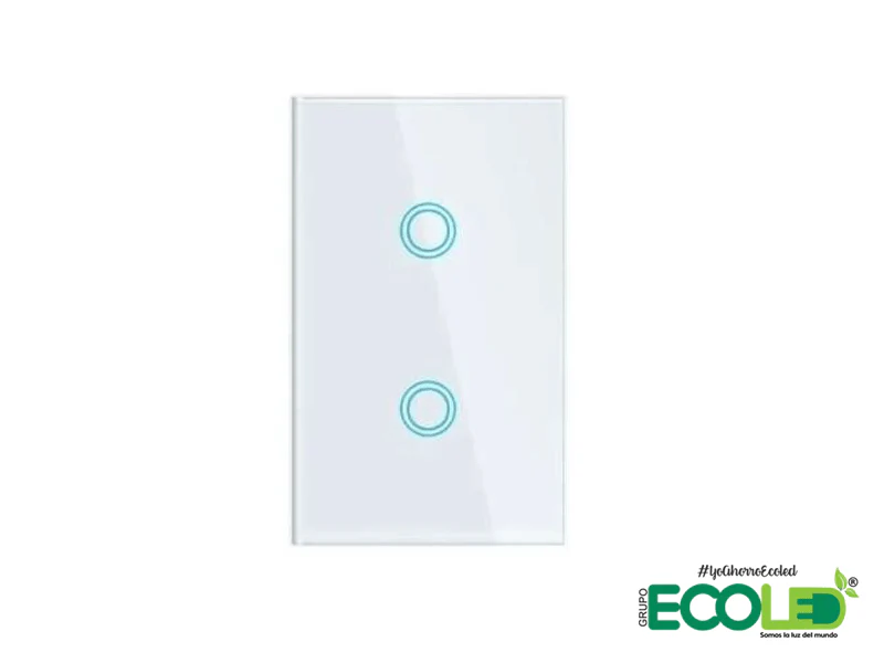 Interruptor táctil doble