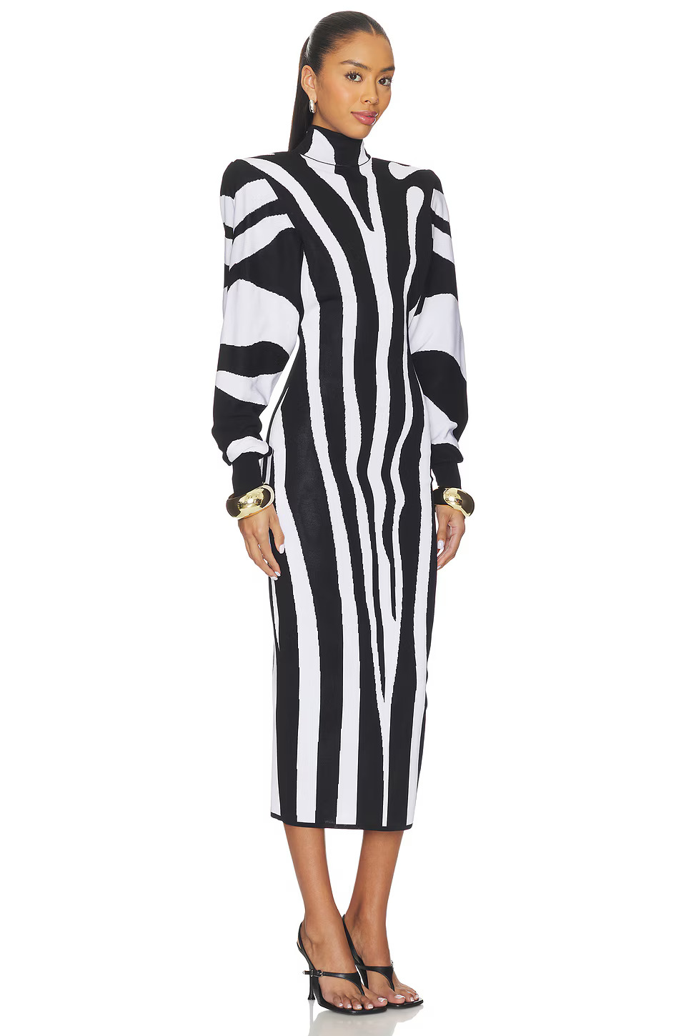 Zebra Batwing Dress