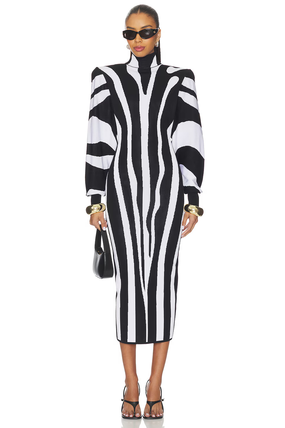 Zebra Batwing Dress