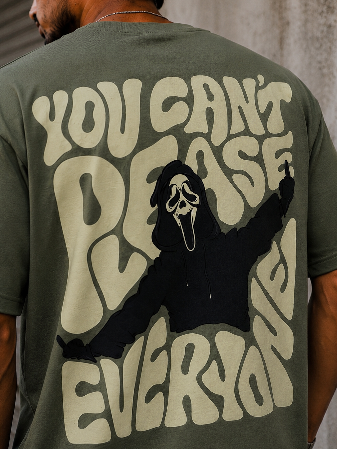 Ghostface graphics  Oversized T-Shirt