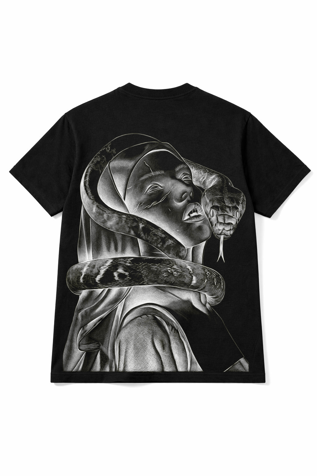 Gothic Snake Graphic T-Shirt