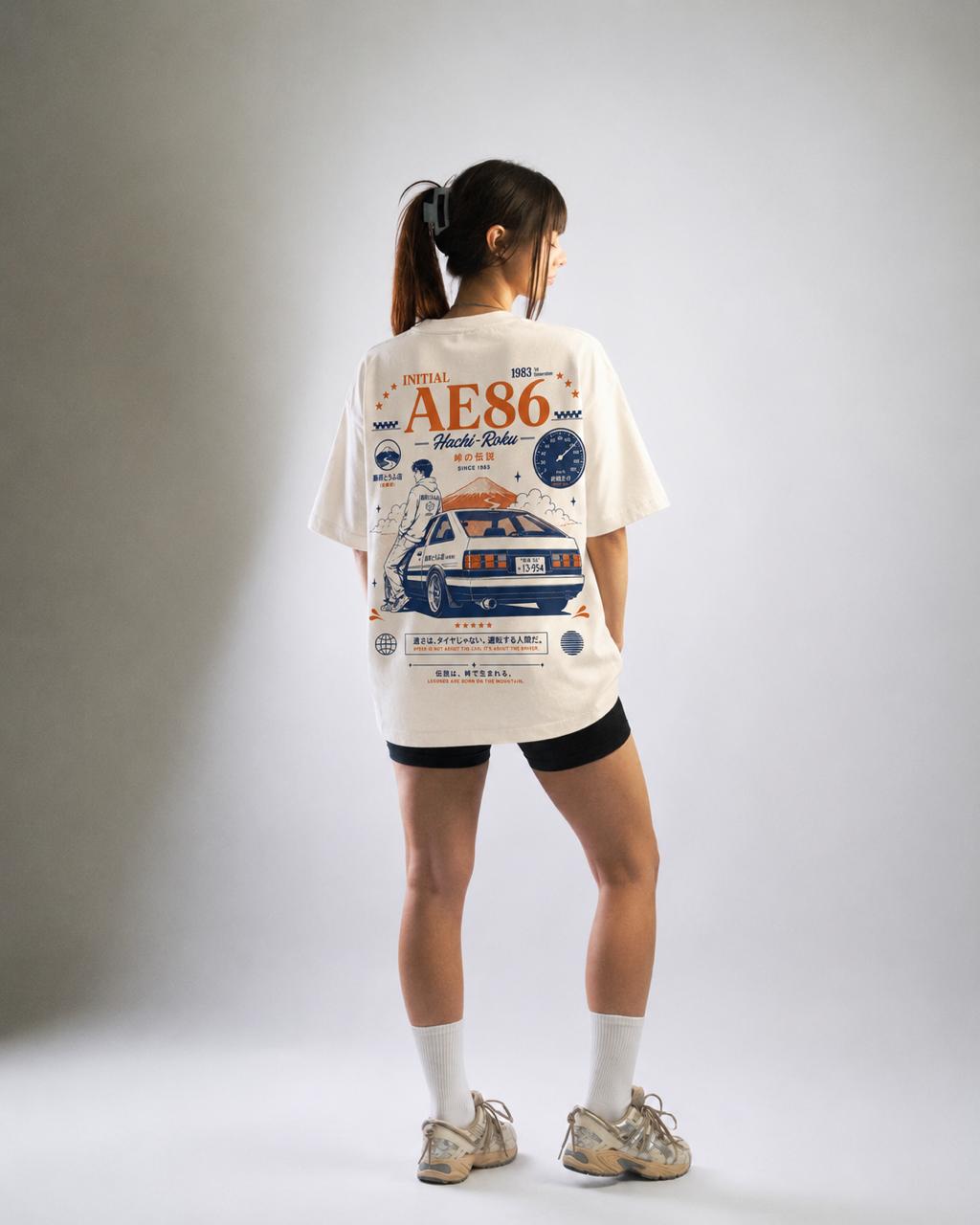 AE86 Graphic Oversized T-Shirt