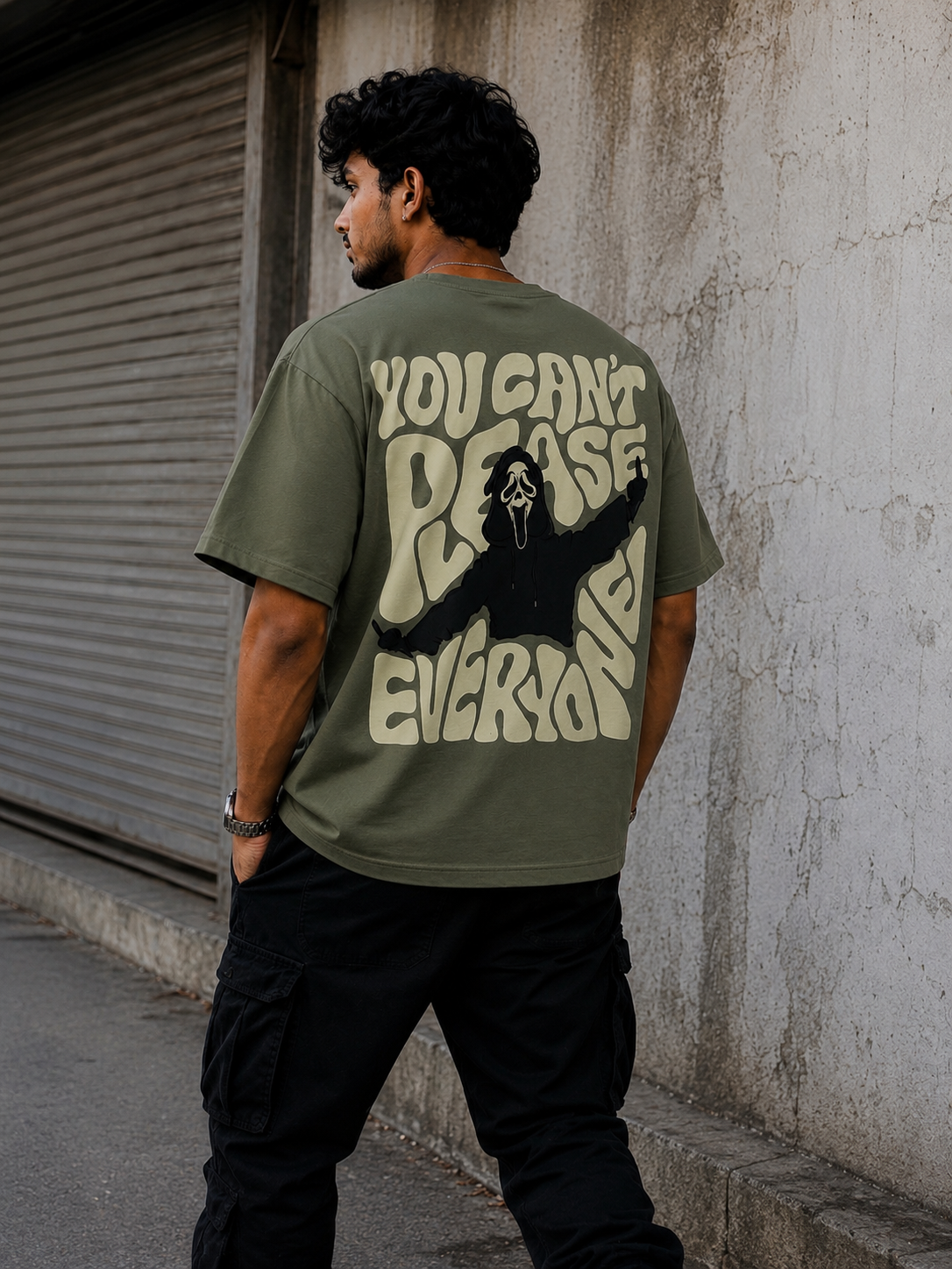 Ghostface graphics  Oversized T-Shirt