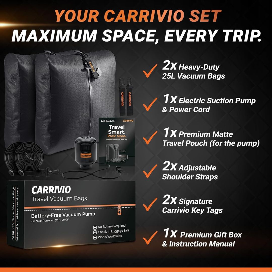 Carrivio Vacuum Travel Bag