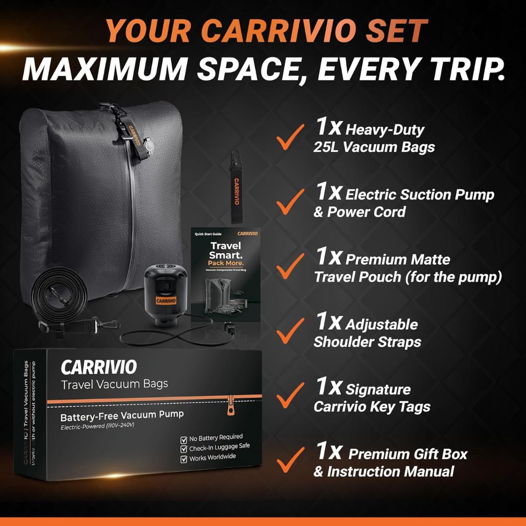 Carrivio Vacuum Travel Bag