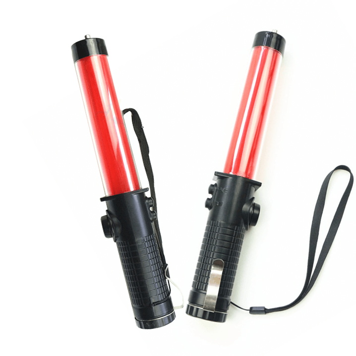 Magnetic LED traffic baton (traffic wand)