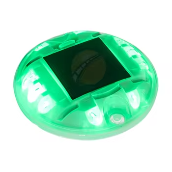 Plastic IP68 Waterproof Cat Eye Marker Round Flashing Light Solar Road Stud