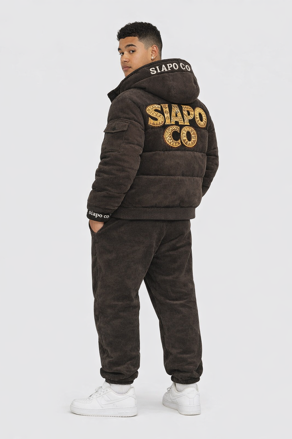 SIAPO CO Corduroy Puffer Jacket