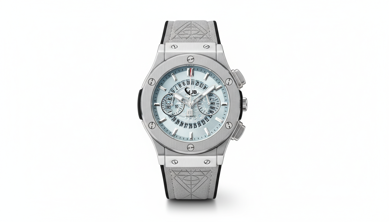 hublot  Silver Chronograph Watch