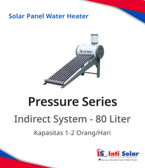 Water Heater Tenaga Surya PS Series 80 Liter Merk INTI SOLAR