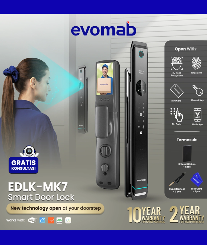 EVOMAB EDLK-MK7 Smart Door Lock