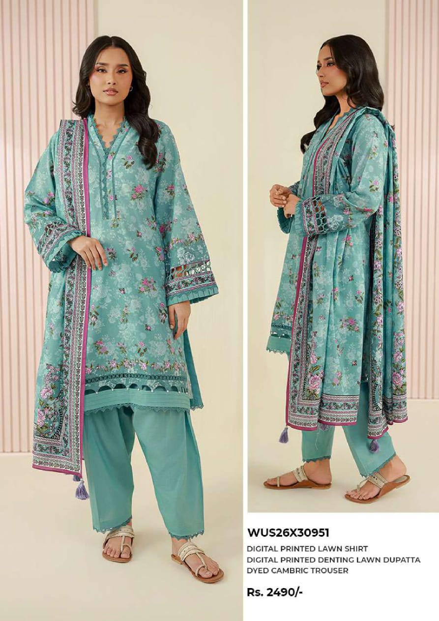 Digital Printed Lawn Suit