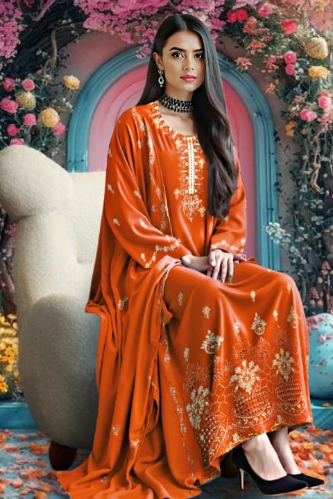 Embroidered Traditional Dress