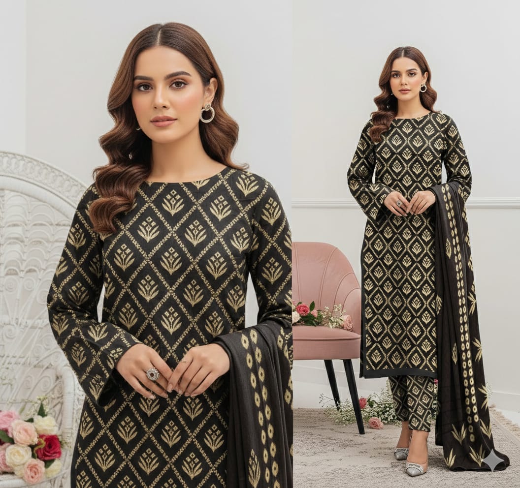 Baroque Digitel Printed Unstitched 3-Piece