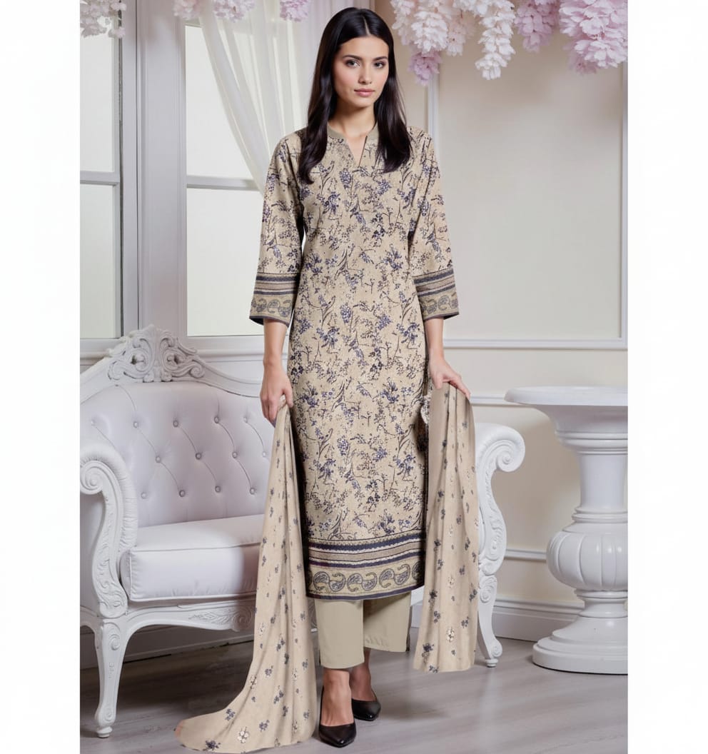 Mother Collaction Gulahmad Lawn 3-Piece Unstitched Suite | Mother Feshion