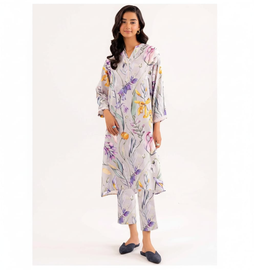 Nishat Digitel Printed Bana Dora Lawn Unstitched 3-Piece