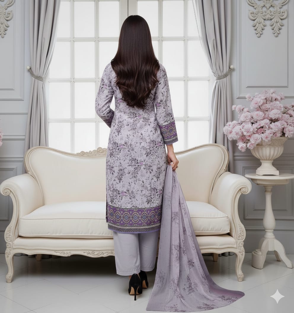 Mother collection Digitel Printed Lawn 3-Piece Suite