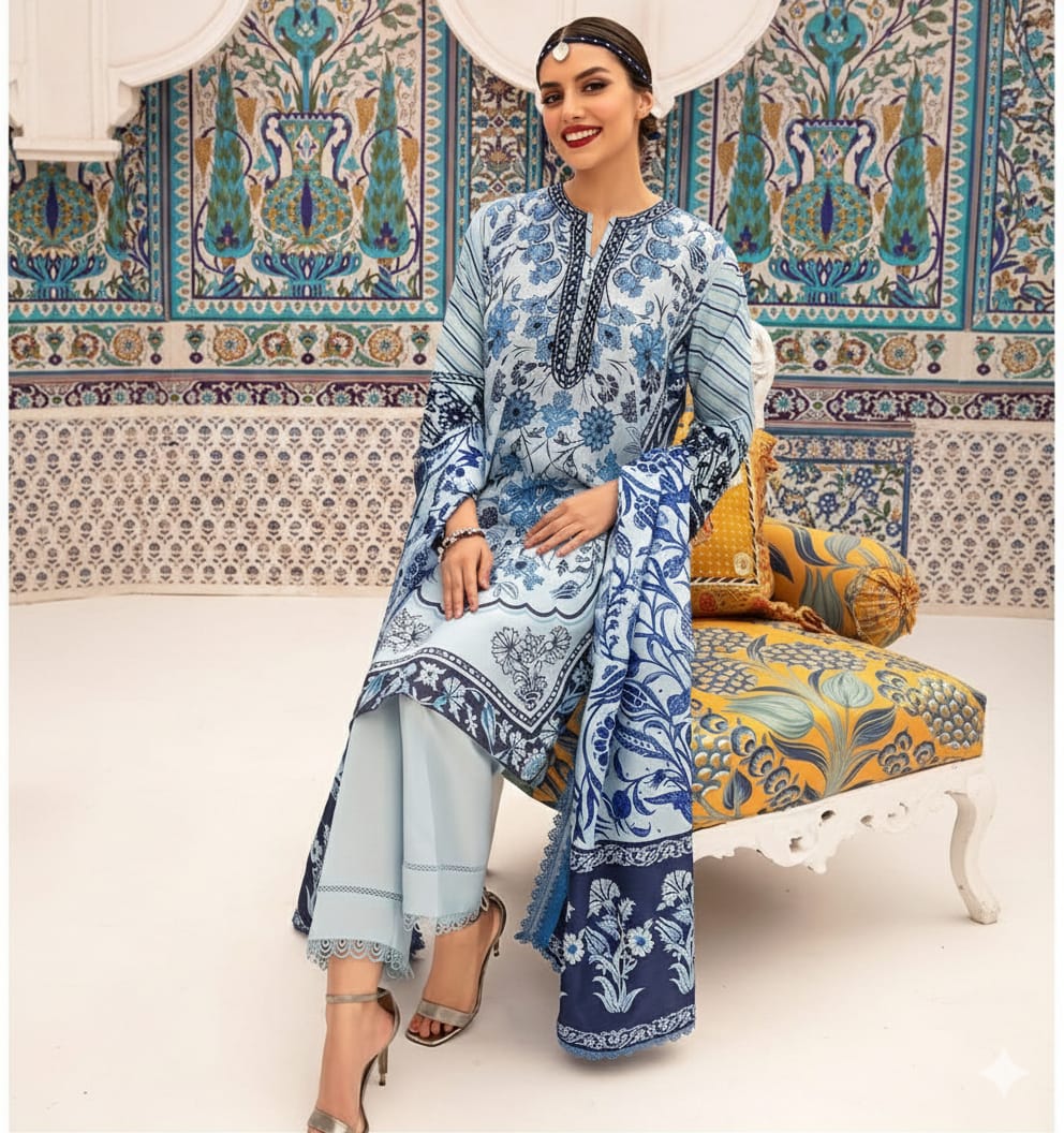 DIGITEL PRINTED BANA DORA LAWN 3-PC