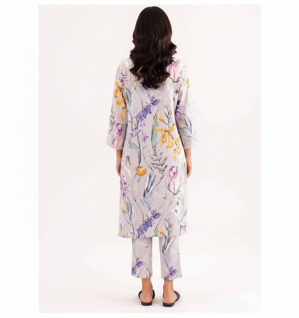 Nishat Digitel Printed Bana Dora Lawn Unstitched 3-Piece