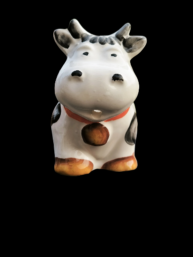 Lattiera in ceramica a forma di mucca - Cow-Shaped Ceramic Creamer