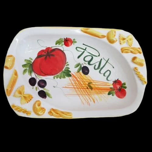 Piatto da portata in ceramica per pasta - Ceramic Pasta Serving Platter