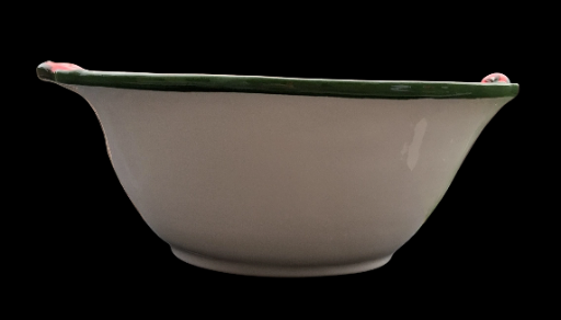 Insalatiera in ceramica decoro pomodori - Ceramic Tomato Salad Bowl