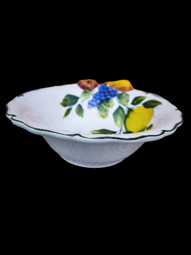 Fruttiera in ceramica dipinta a mano - Hand-Painted Ceramic Fruit Bowl