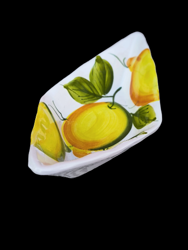Piattino limoni in ceramica dipinta a mano - Hand-Painted Ceramic Lemon Platter