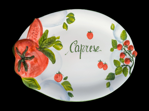 Piatto da portata in ceramica Caprese - Caprese Ceramic Serving Platter