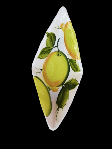 Piattino limoni in ceramica dipinta a mano - Hand-Painted Ceramic Lemon Platter